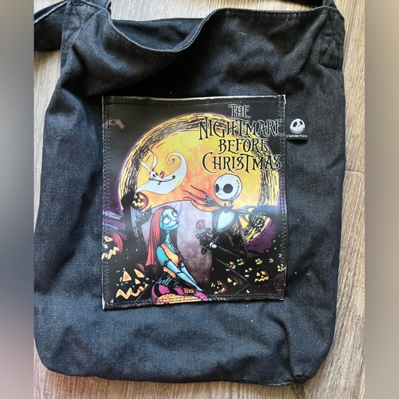 Nightmare Before Christmas Crossbody Tote Purse Bag with Pockets - Picture 2 of 8